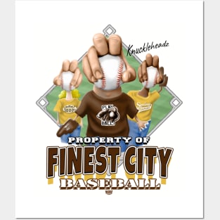 Knucklehead for Finest City Baseball Posters and Art